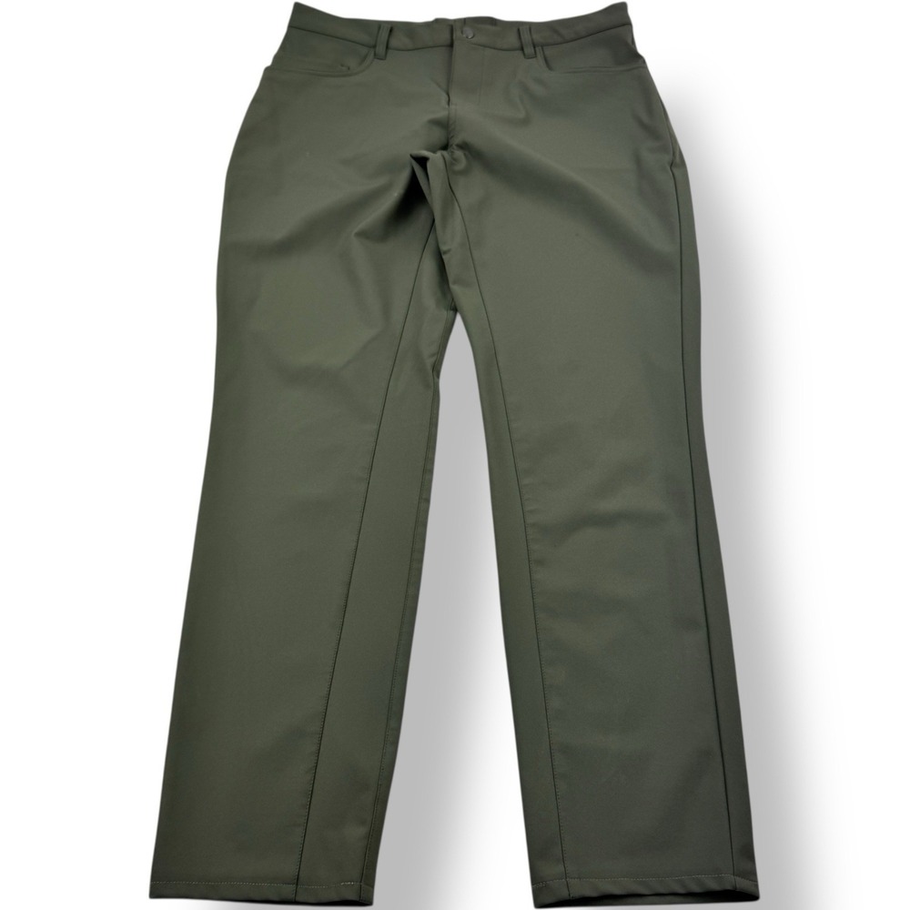 State & Liberty Green 5 Pocket Stretch Athletic Fit Pants Men's‎ Size 36x31